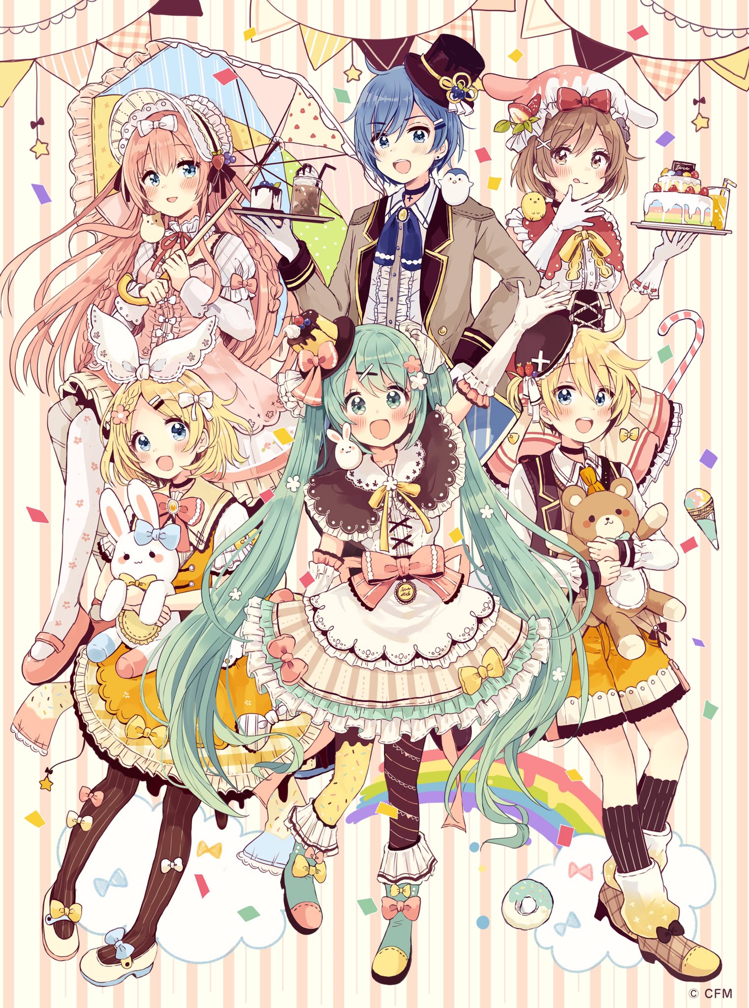 『初音ミク12th Anniversaryフェア』アニメイト・グッズイラスト