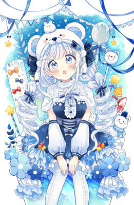 「NEO ONE 麗/艶 by Melonbooks Girls Collection 2022 WINTER」イラスト寄稿