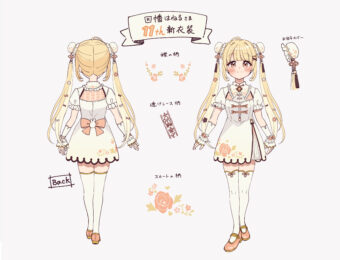 【ななしいんく】因幡はねる　［11号機］２D衣装デザイン