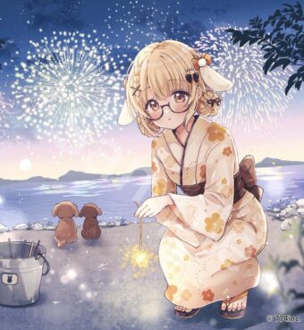 【ななしいんく】因幡はねる デビュー８周年記念イラスト